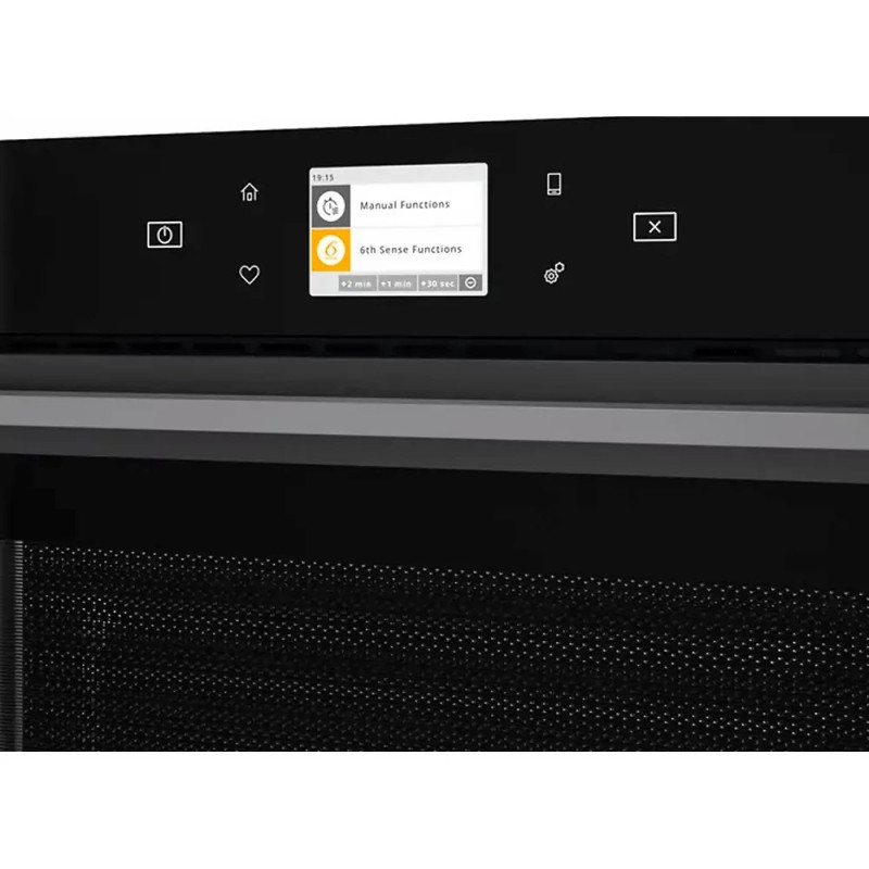 Whirlpool Microwave oven built-in, 31L, electronic control, 1000W, grill, display, convection, black (W9MD260BSS)