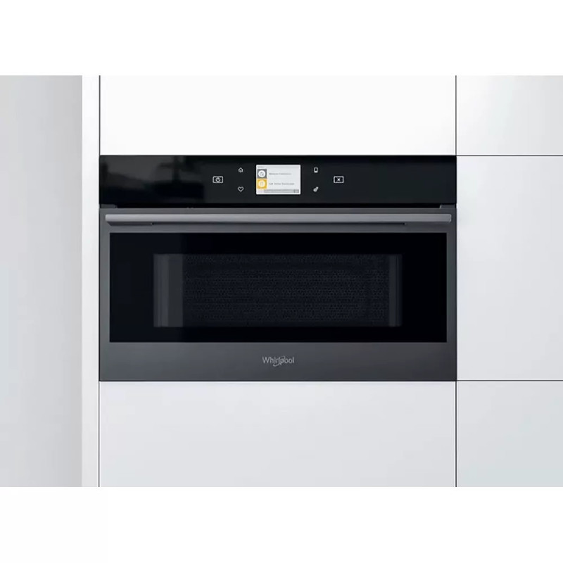 Whirlpool Microwave oven built-in, 31L, electronic control, 1000W, grill, display, convection, black (W9MD260BSS)
