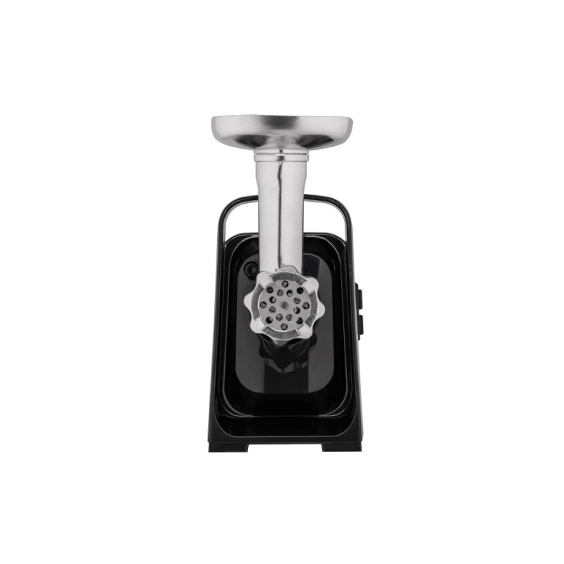 ARDESTO meat grinder, 2400W, 2.2kg/min, 3 cutting plates, sausages nozzle, 4 veg.slicer, tomato juicer, plastik, black-silver (MGK-2400)