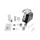ARDESTO meat grinder, 2400W, 2.2kg/min, 3 cutting plates, sausages nozzle, 4 veg.slicer, tomato juicer, plastik, black-silver (MGK-2400)