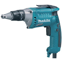 Makita Шуруповерт для гипсокартона FS4300JX2, 570Вт, 4000 об/мин, 10-16Нм, 1.4кг, Makpac + аксессуары