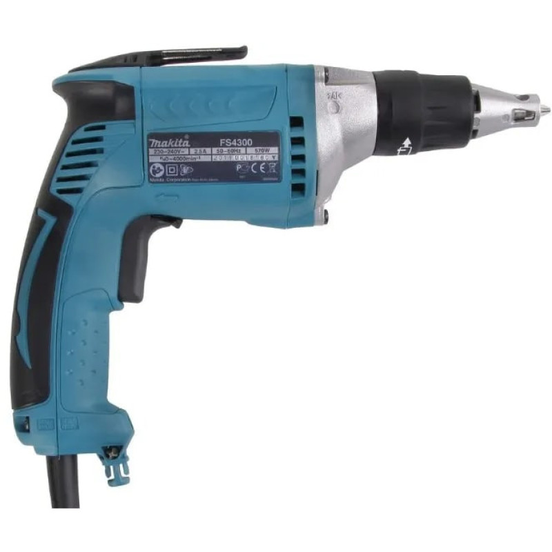 Makita Drywall screwdriver FS4300JX2, 570W, 4000 min-1, 10-16Nm, 1.4 kg, Makpac+accessories