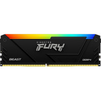 Kingston Память ПК Kingston DDR4 16GB KIT (8GBx2) 3600 FURY Beast RGB (KF436C17BB2AK2/16)