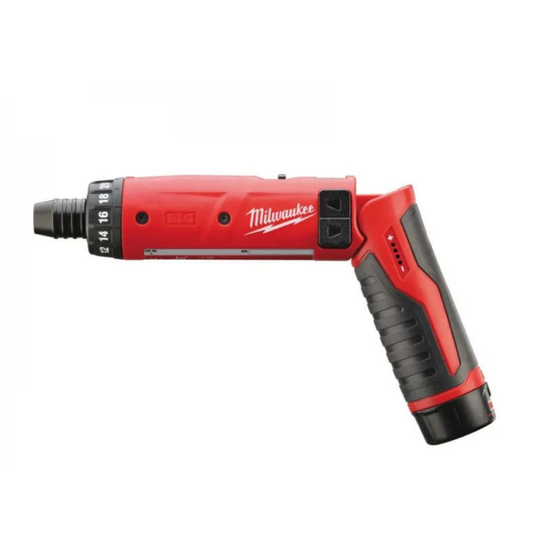 Milwaukee Викрутка акумуляторна Milwaukee 4В 2х2А·год 5Нм 200об/хв сумка та ЗП 0.5кг (4933440475)