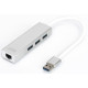 Digitus Hub USB-A > 3xUSB-A/RJ45 (DA-70250-1)