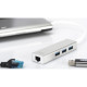 Digitus Hub USB-A > 3xUSB-A/RJ45 (DA-70250-1)