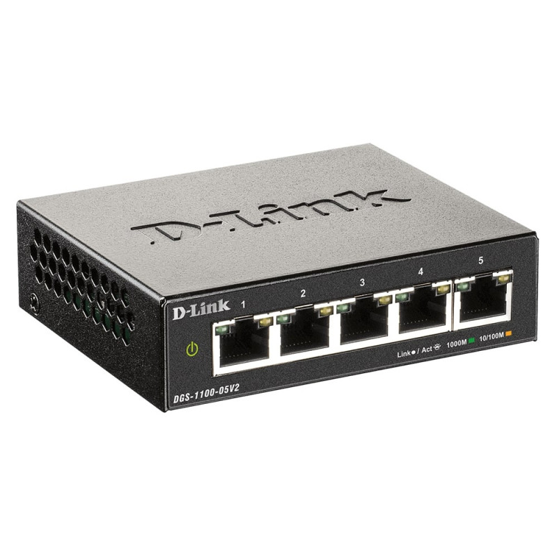D-Link Switch DGS-1100-05V2 5xGE Easy Smart