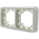 Legrand Plexo Legrand Супорт з рамкою для вбудованого монтажу 2 поста, білий (069694)