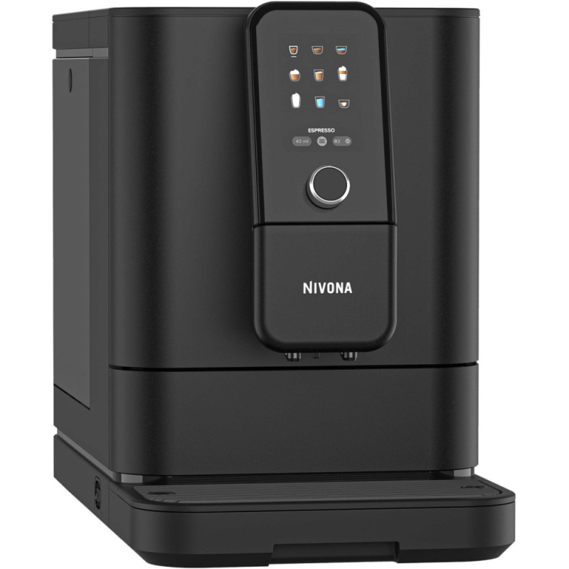Nivona Coffee machine NIVO, 1.8L, ground, auto capuchino maker, display, auto recipe-8, black (NIVO8101)