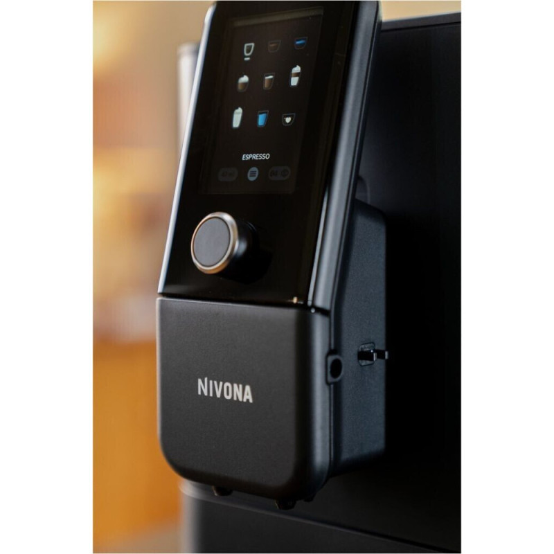 Nivona Coffee machine NIVO, 1.8L, ground, auto capuchino maker, display, auto recipe-8, black (NIVO8101)