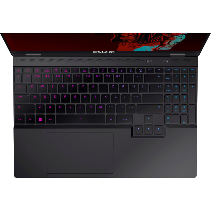 Dream Machines Ноутбук RG4060-15 15.3WQXGA IPS, Intel i7-14650HX, 16GB, F1TB, NVD4060-8, DOS, черный (RG4060-15UA47)