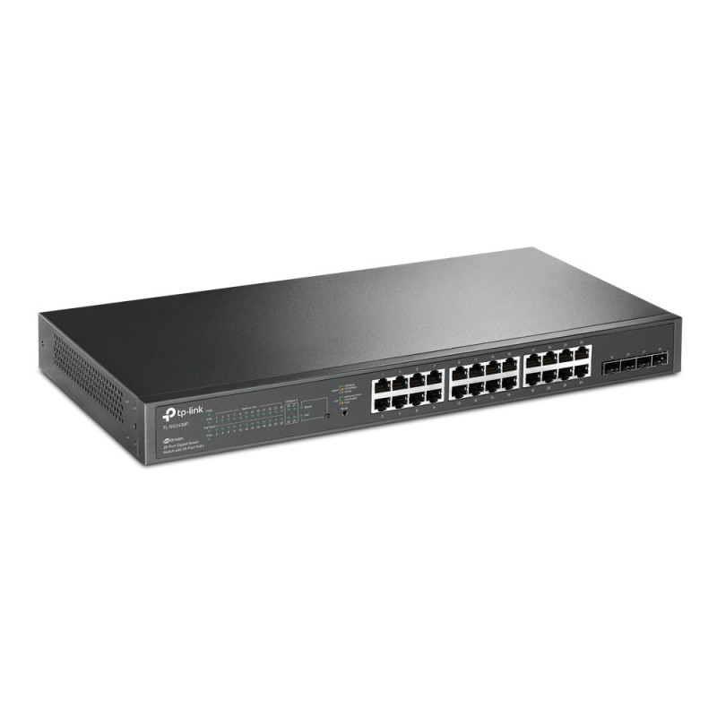 TP-Link Комутатор SG2428P 24xGE (24xPoE), 4xSFP, 250Вт, WebSmart