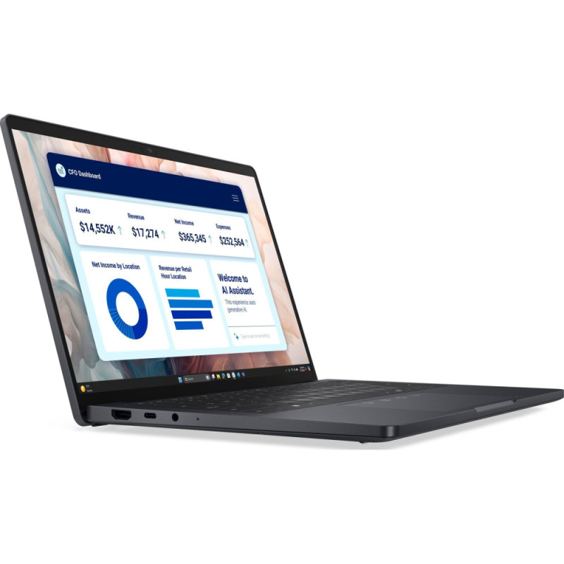 Dell Notebook Pro 13 13.3  QHD+ Touch, Intel U7 268V, 32GB, F512GB, UMA, Win11P, black (BTO208PA13250UA_W11P)