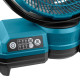 Makita DCF203Z battery-powered and mains-powered fan, 14.4-18V, 220V, 3 speeds, timer, 190 m/s, 1.9 kg, without battery and charger