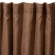 ARDESTO Curtain 150х270cm, microvelour, 100% polyester, chocolate (ART1010CH)
