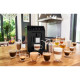 Krups Coffee machine Evidence Plus Titanium, 2,3L, auto capuchino maker, ОLED диспл, auto recipe-19, black (EA894810)