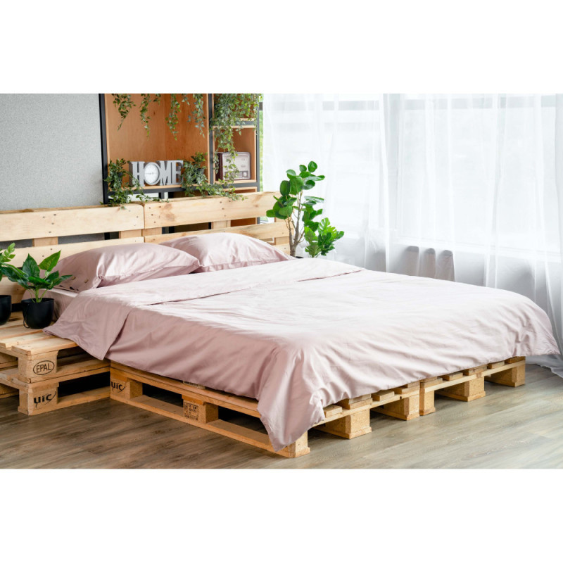 ARDESTO Duvet Cover Mix&Match, sateen, blush, 200x220cm, 100% cotton (ART2022DVP)