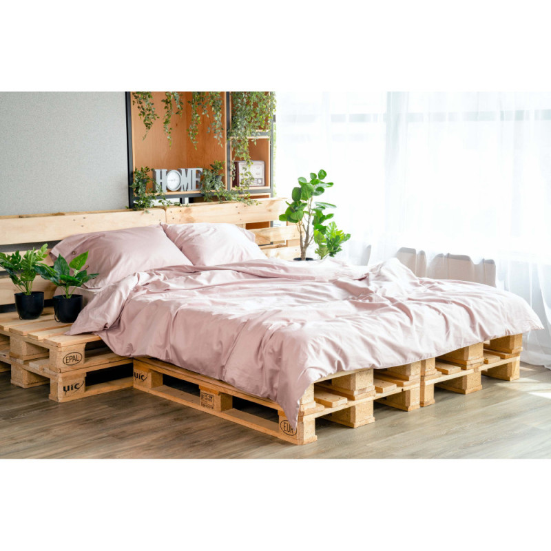 ARDESTO Duvet Cover Mix&Match, sateen, blush, 200x220cm, 100% cotton (ART2022DVP)