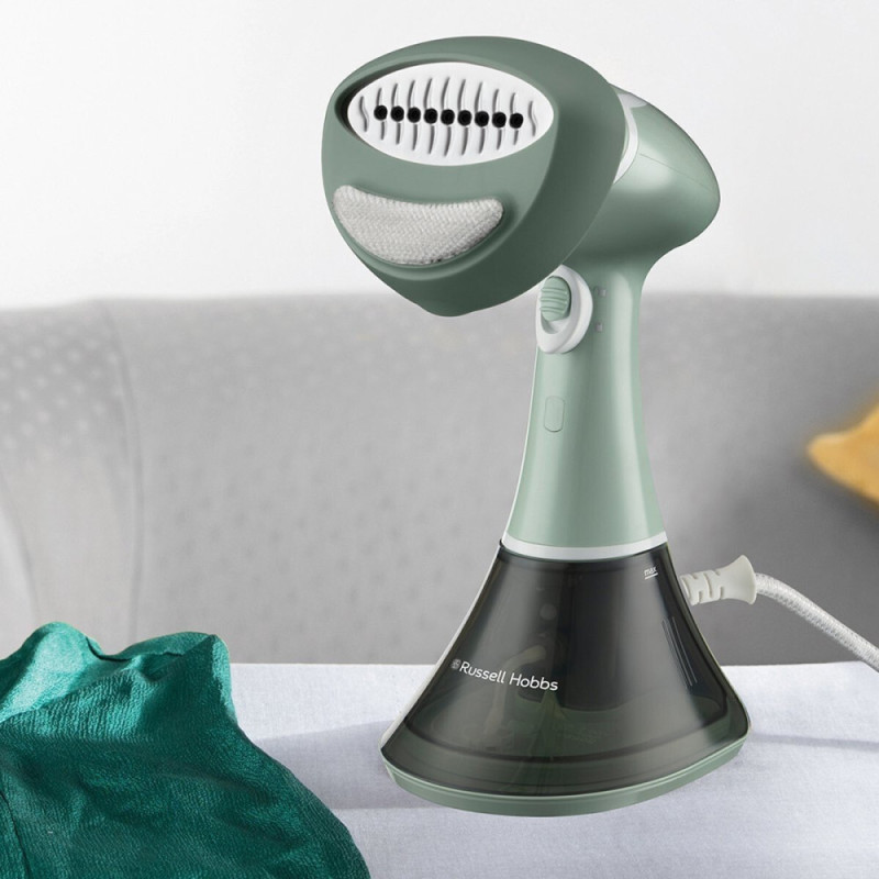 Russell Hobbs Steamer Steam Genie Essential, 1600W, 220ml, steam boost -22g, constant steam - 9g, inox soleplate, turquoise (25592-56)