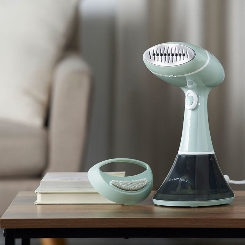 Russell Hobbs Steamer Steam Genie Essential, 1600W, 220ml, steam boost -22g, constant steam - 9g, inox soleplate, turquoise (25592-56)