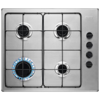 Zanussi Варильна поверхня газова, 60см, нерж (ZGH62414XA)