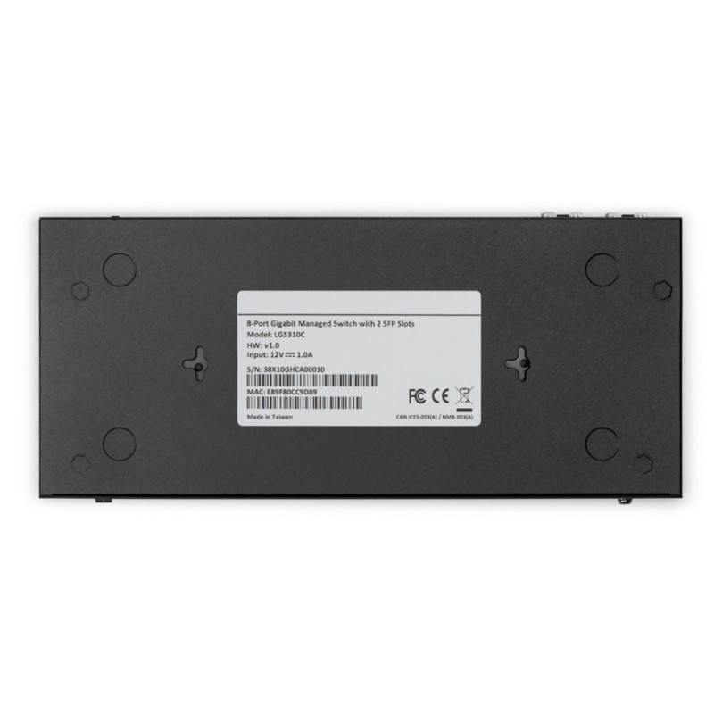 Linksys 8-PORT MANAGED GIGABIT SWITCH 2 1G SFP TAA (LGS310C-EU)