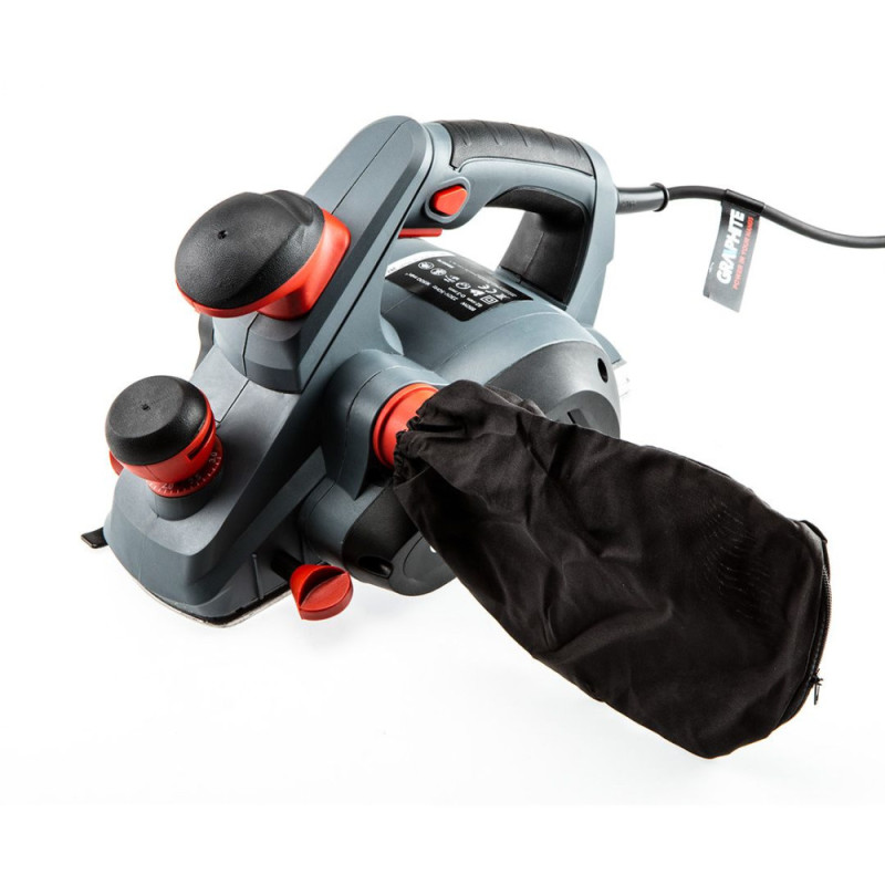 Graphite planer 850W 82mm planing up to 3mm 3.1kg (59G678)