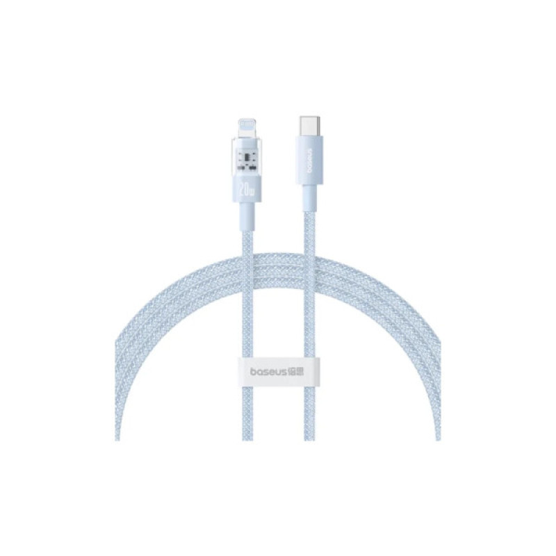 Дата кабель USB-C to Lightning 1.0m 20W Gem Fast-Charging blue Baseus (P10373001311-00)