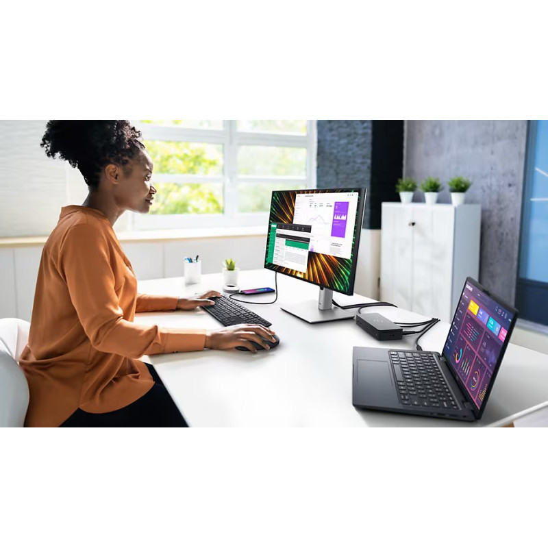 Dell Monitor 23.8  U2424H HDMI, DP, USB, Audio, IPS, 120Hz, sRGB 100%, Pivot (210-BKTZ)