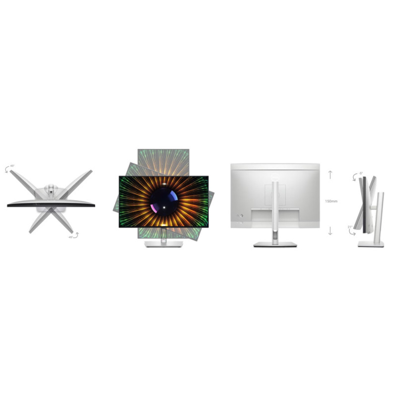 Dell Monitor 23.8  U2424H HDMI, DP, USB, Audio, IPS, 120Hz, sRGB 100%, Pivot (210-BKTZ)