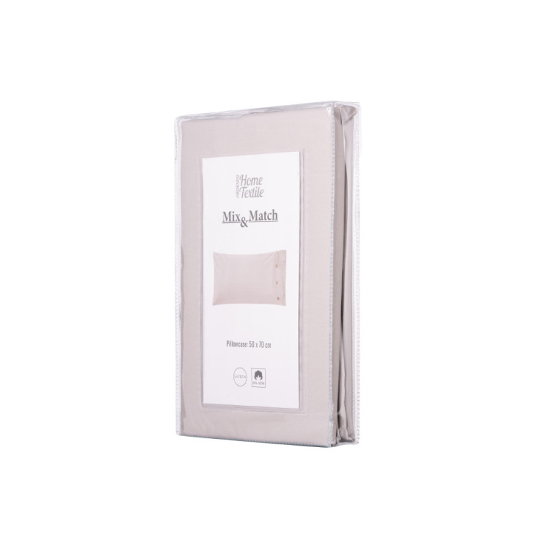 ARDESTO Pillowcase Mix&Match, sateen, ivory, 50x70cm, 100% cotton (ART5070PCC)