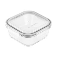 ARDESTO Container for storage Gemini 800 ml, square, borosilicate glass (AR1280SQ)