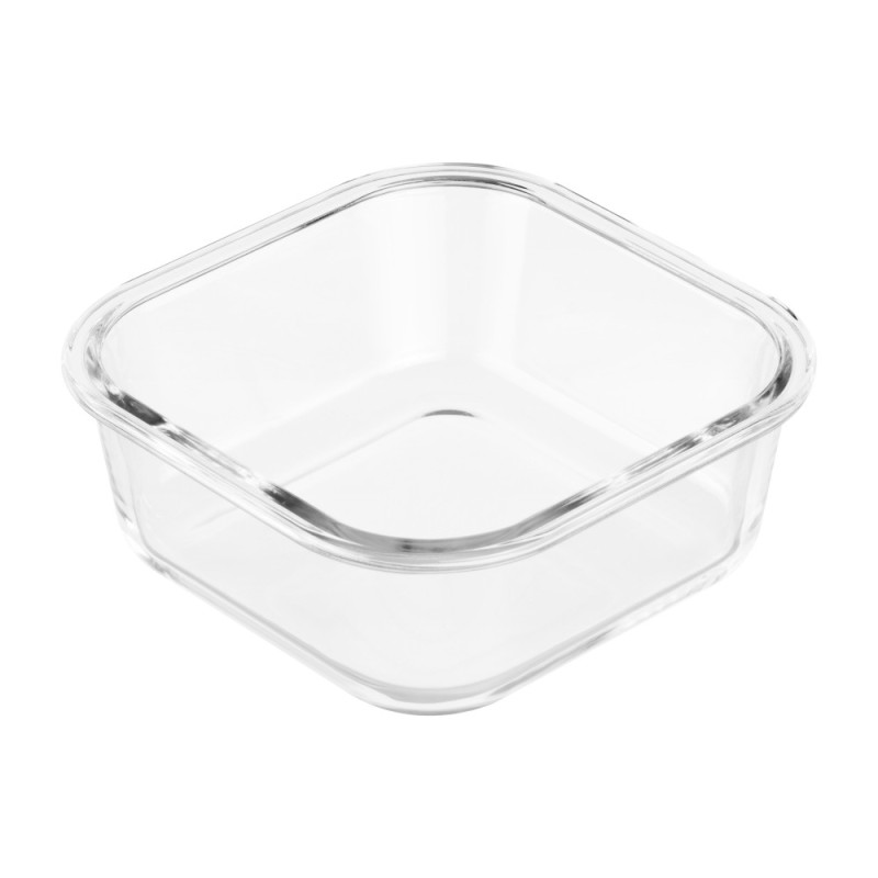 ARDESTO Container for storage Gemini 800 ml, square, borosilicate glass (AR1280SQ)
