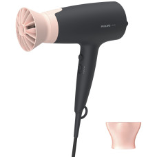 Philips Hair dryer 3000 Series, 3W, 3 modes, ionization, cold blowing, black- pink (BHD350/10)