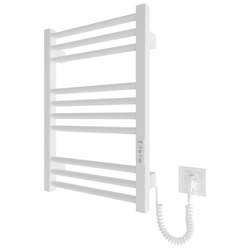 Hygge Family towel dryer electric Derby, 570х430х80mm, timer-regulator, steel, white matt (6.1.0400.06.WM)