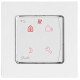 Danfoss temperature regulator Icon Programm, electronic, touch, programmable, 230V, 80 x 80mm, On-wall, white (088U1025)