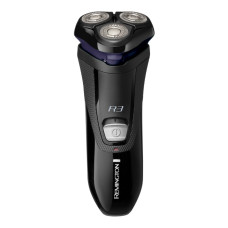 Remington electric shaver rotary, razor head-3, от сети, dry, trimmer, black-blue (R3002)