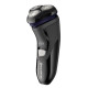 Remington electric shaver rotary, razor head-3, от сети, dry, trimmer, black-blue (R3002)