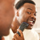 Remington electric shaver rotary, razor head-3, от сети, dry, trimmer, black-blue (R3002)