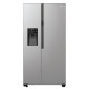Gorenje SBS Ref, 179x70x92sm, 2 doors., 376(190) L, А++, NF+, Inv., Fresh zone, dispenser, LED display, inox (NRR9185ESXL1)