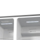Gorenje SBS Ref, 179x70x92sm, 2 doors., 376(190) L, А++, NF+, Inv., Fresh zone, dispenser, LED display, inox (NRR9185ESXL1)