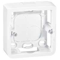 Legrand Mosaic box, overhead, for mechanism caliper 080251, 2 modules, 40mm, white (080281)