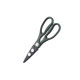 ARDESTO Kitchen scissor with cover Gemini, 22.3cm, stainless steel, plastic, gray-green (AR2117PG)