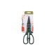 ARDESTO Kitchen scissor with cover Gemini, 22.3cm, stainless steel, plastic, gray-green (AR2117PG)