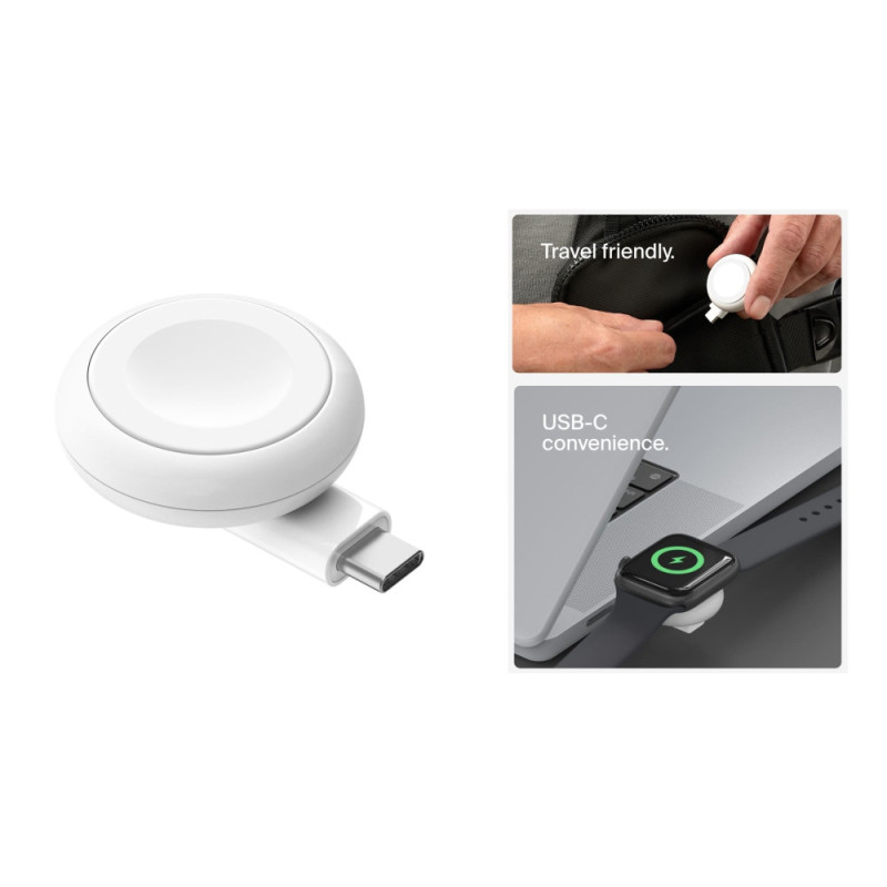 Belkin USB-C Apple Watch Charger (WIZ022GLWH-B1)