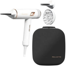 Rowenta hair dryer Ultimate Experience Maestria, 2000W, 3 modes, diffuser, ionization, cold blowing, white (CV9910F3)