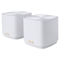 ASUS Router ZenWiFi XD4 2PK PLUS white AX1800 1xGE LAN 1x1GE WAN WPA3 OFDMA MESH (90IG07M0-MO3C20)