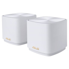 ASUS Маршрутизатор ZenWiFi XD4 2PK PLUS white AX1800 1xGE LAN 1x1GE WAN WPA3 OFDMA MESH (90IG07M0-MO3C20)