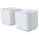 ASUS Маршрутизатор ZenWiFi XD4 2PK PLUS white AX1800 1xGE LAN 1x1GE WAN WPA3 OFDMA MESH (90IG07M0-MO3C20)