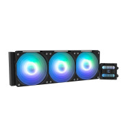 Zalman Система рідинного оxолодження Alpha 2SE A236ARGB, LGA1851, 1700, 1200, 115x, AM5, AM4, TDP 350W, чорний (ALPHA2SEA36BLACK)